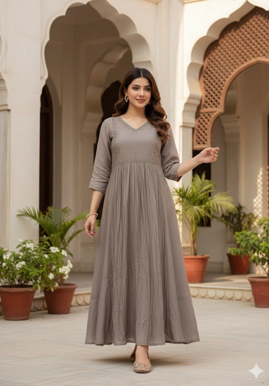 Nazneen Anarkali Top