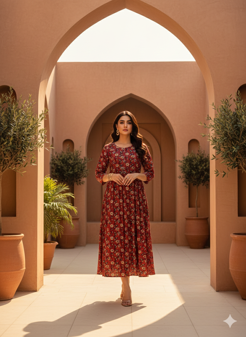 Sheesh Cotton Kurti
