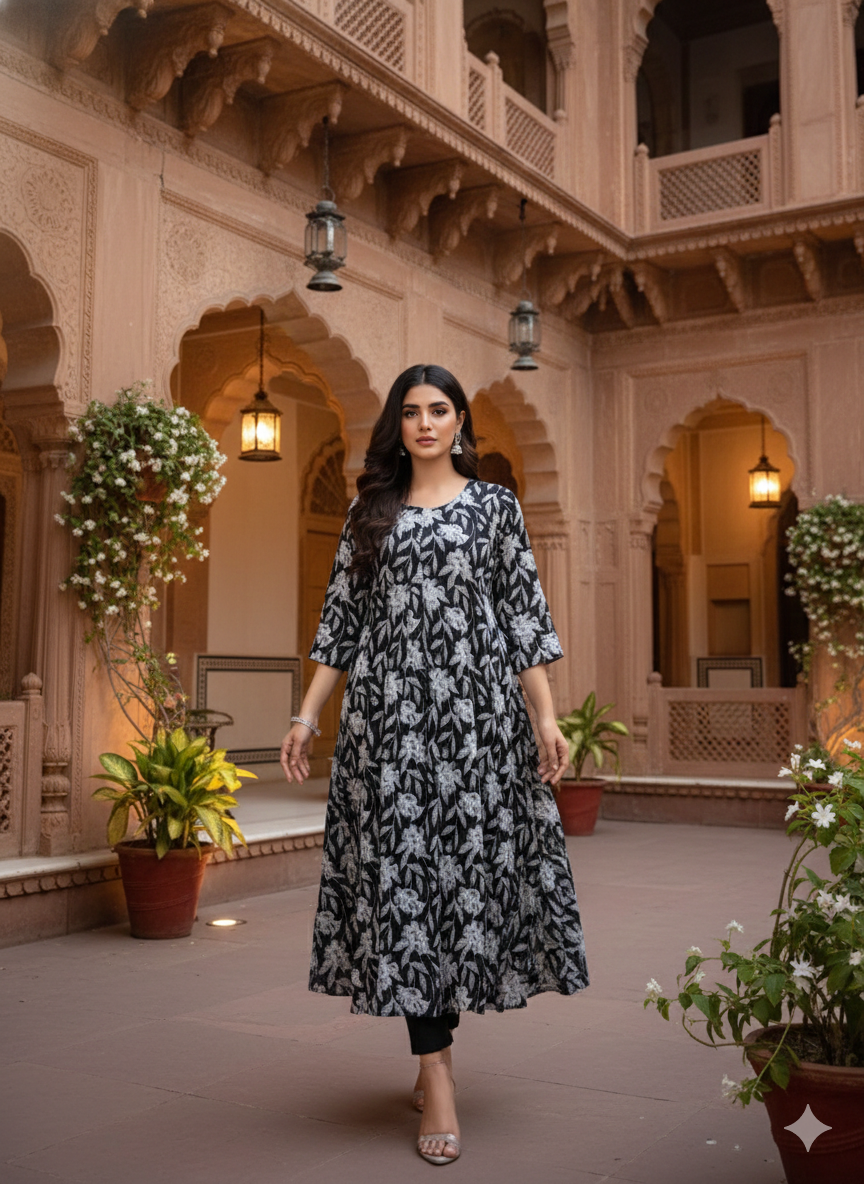 Shehnai Cotton Kurti