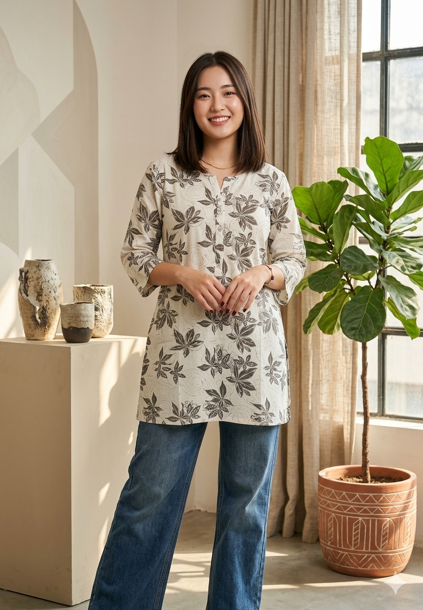 Autumn Leaf Whisper Top