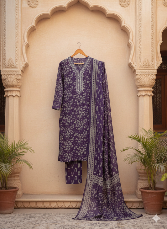 Zeenath Salwar 3-piece Set