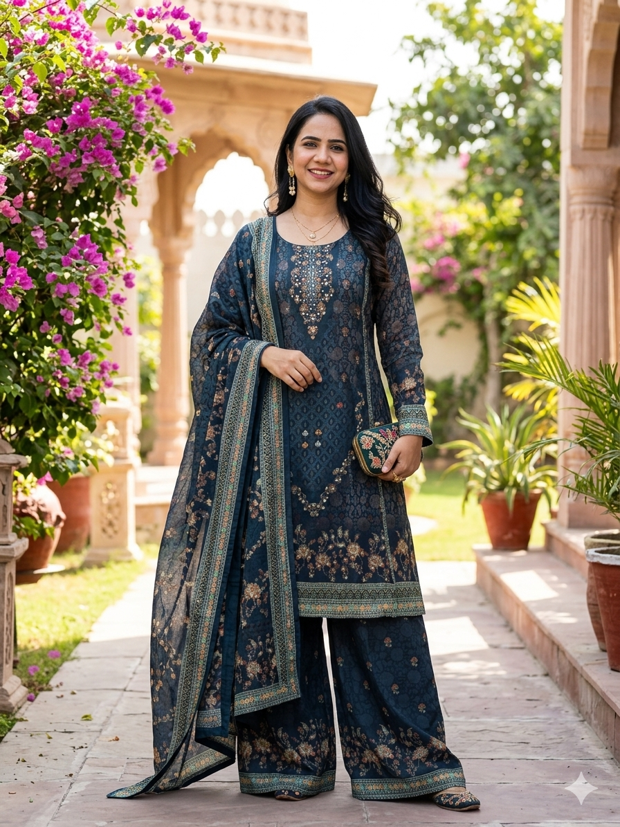 Royal Indigo Charm