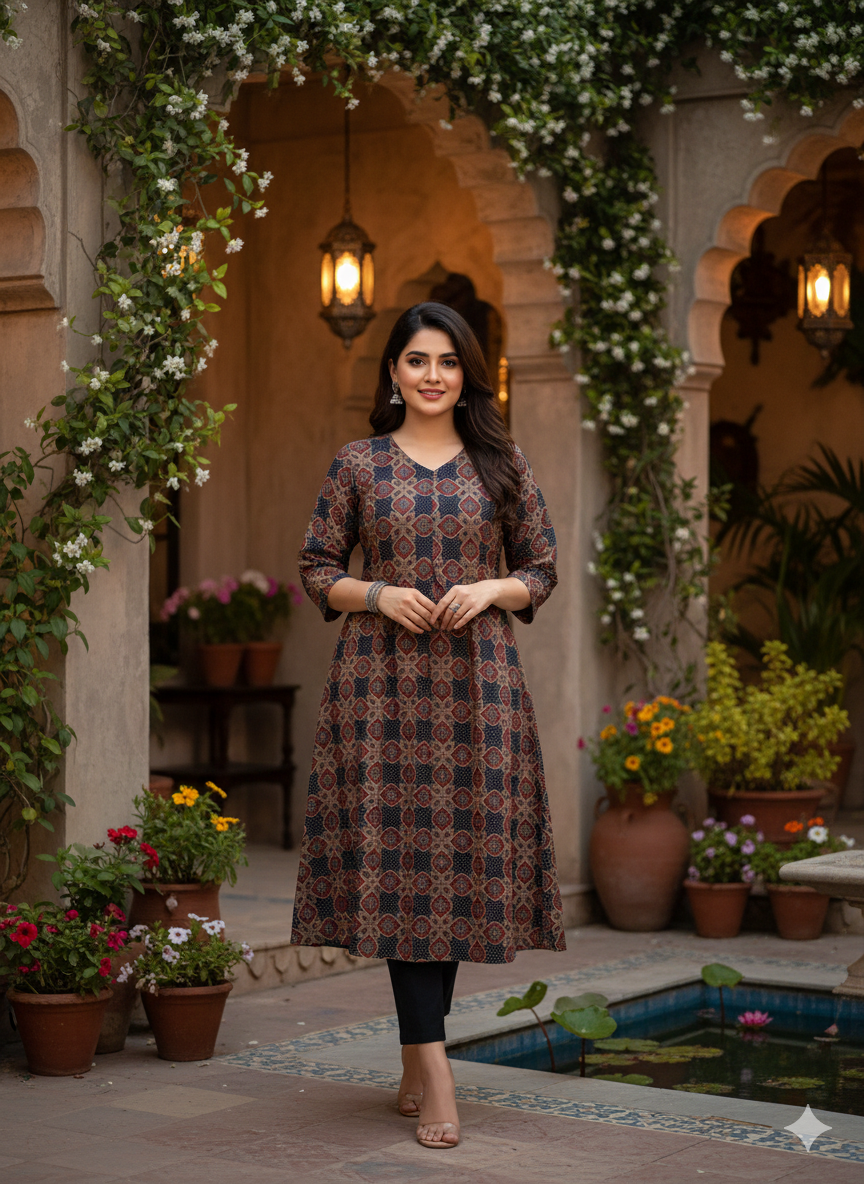 Zehra Cotton Kurti