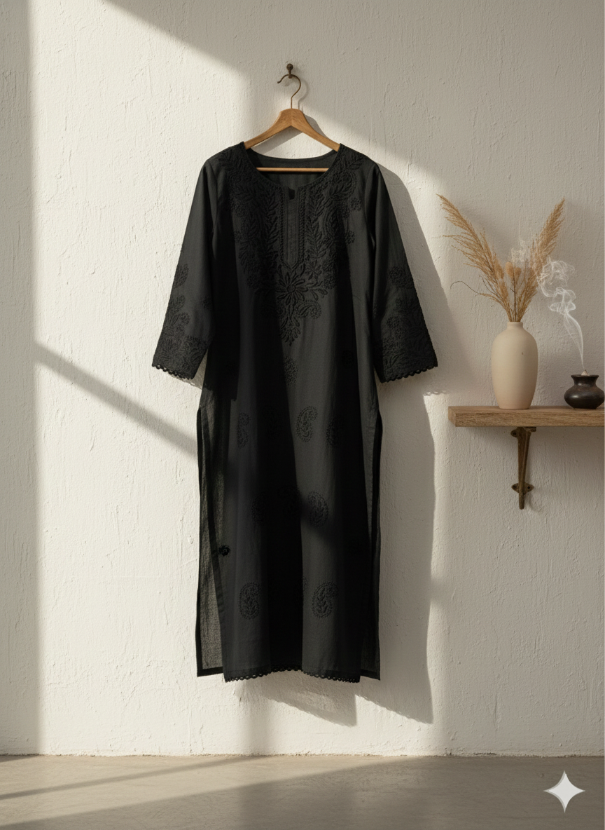 Aabroo Chikankari Kurti