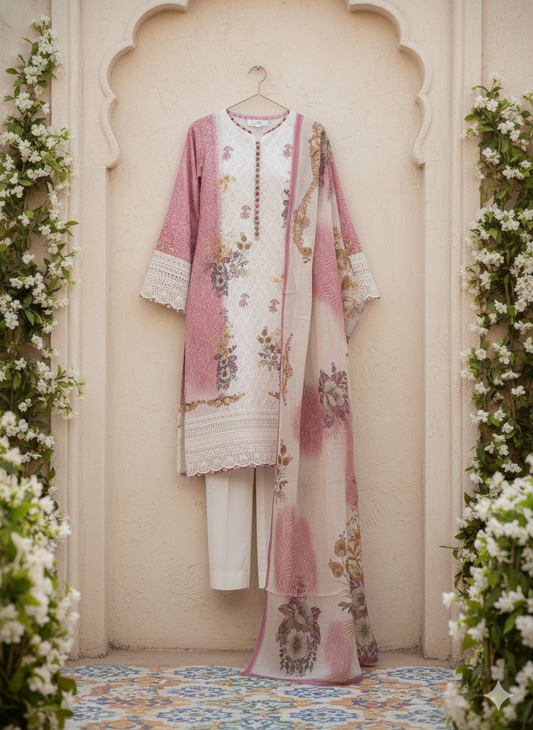 Gul-e-Noor Salwar 3-piece Set