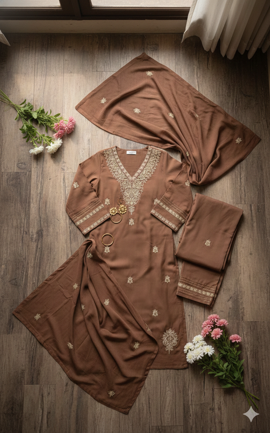 Zariya Cotton Salwar 3-piece Set