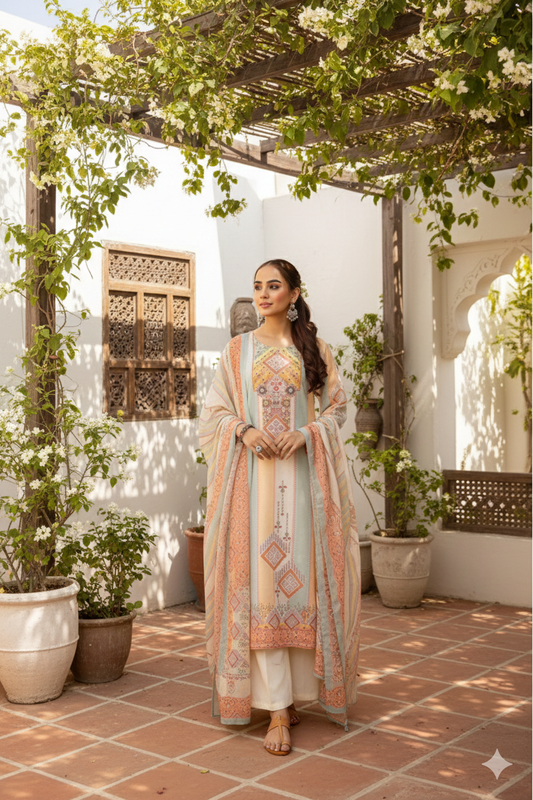 Pastel Noor Suit