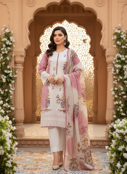 Gul-e-Noor Salwar 3-piece Set