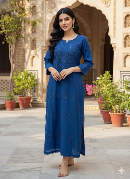 Aabroo Chikankari Kurti