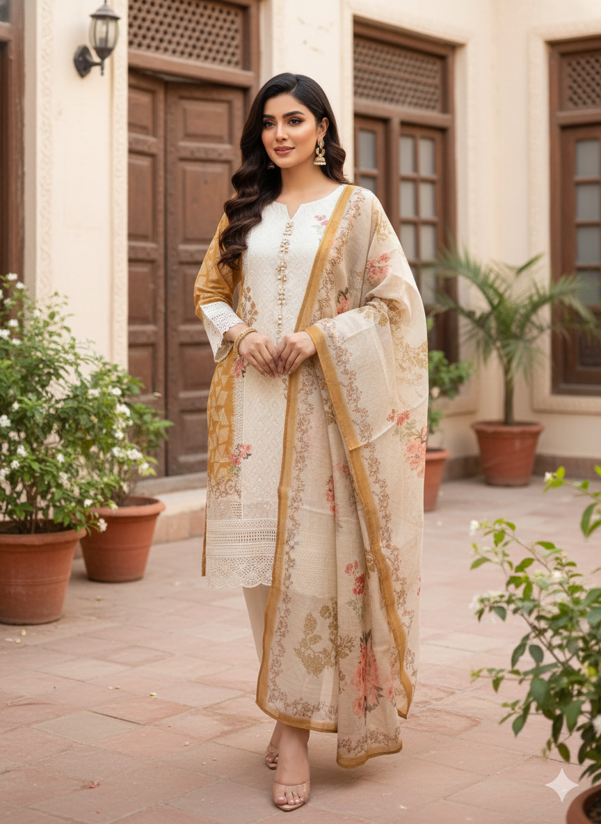 Sunehri Salwar 3-piece Set