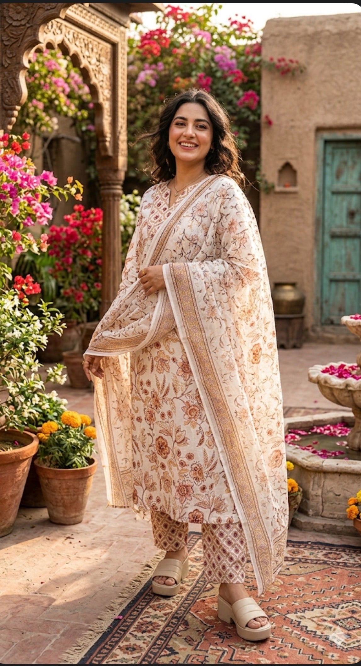 Meher Ivory Suit