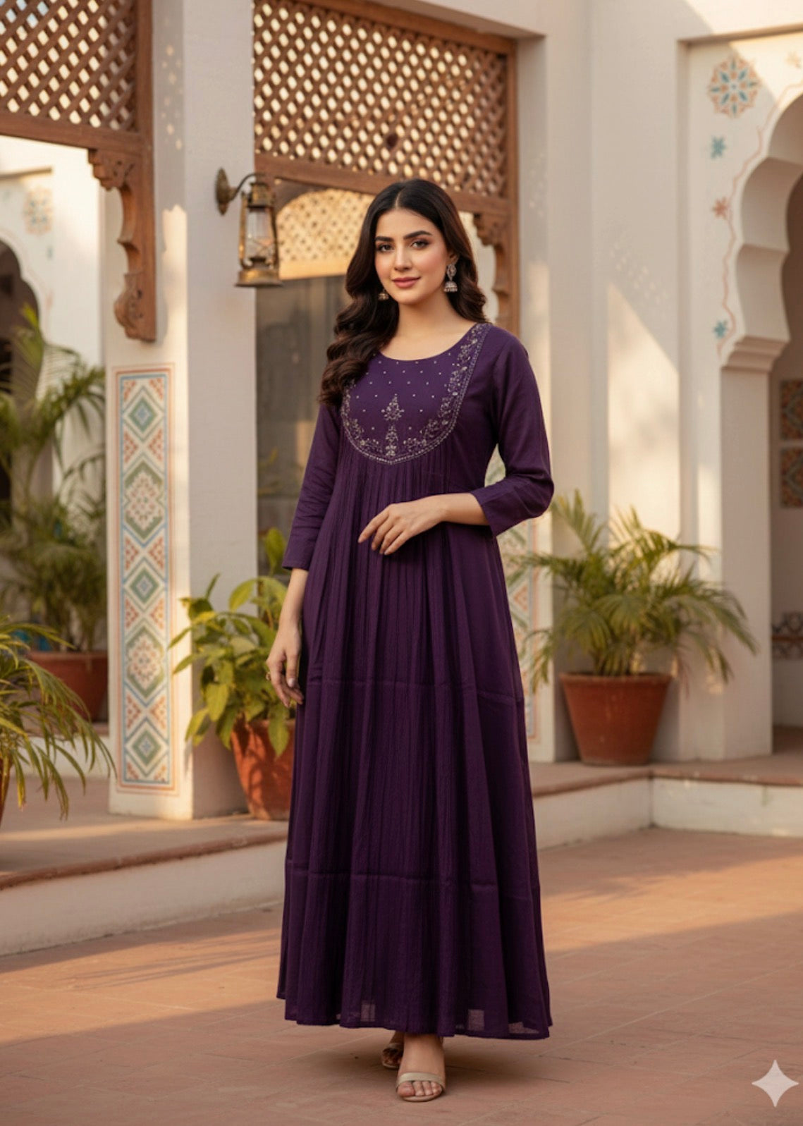 Mehr Anarkali Top