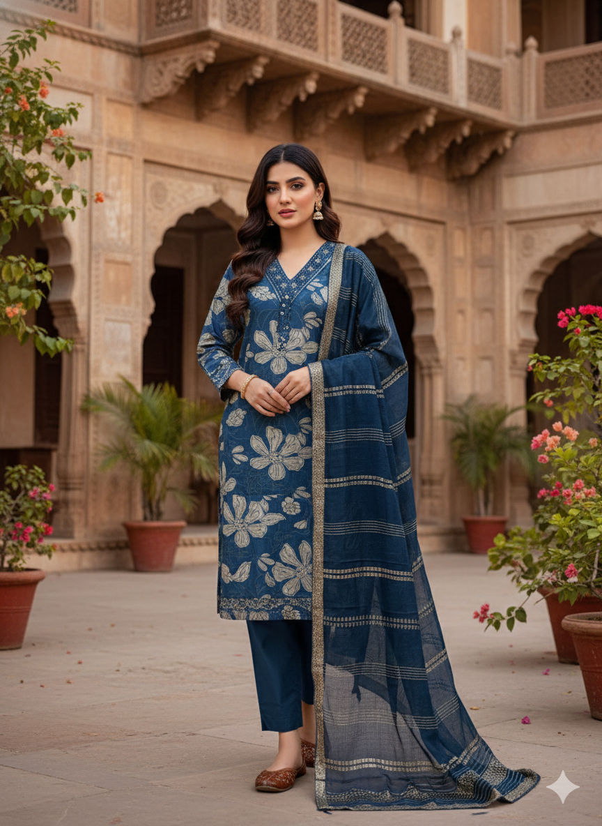 Mehru Salwar 3-piece Set