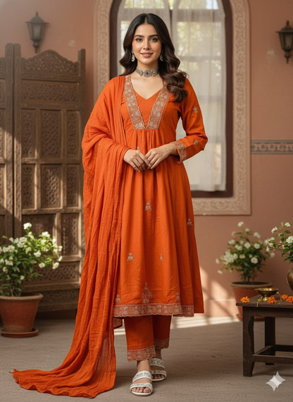Noor Cotton Salwar 3-piece Set