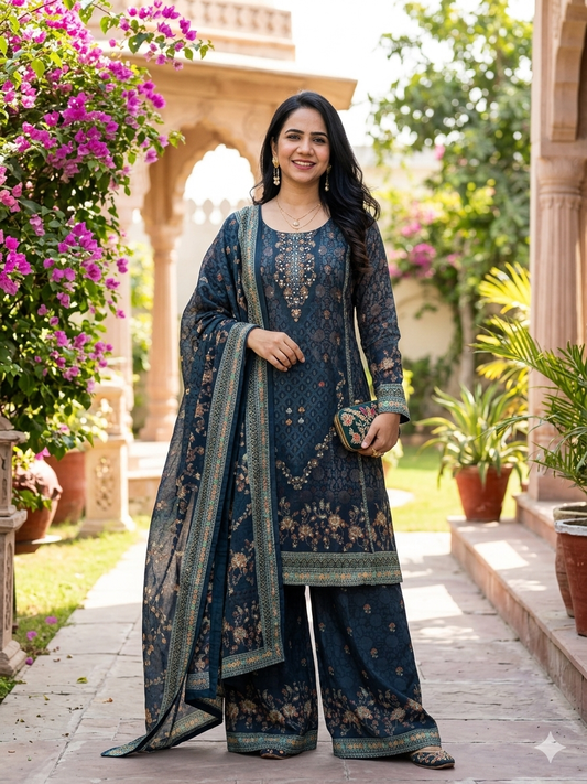 Royal Indigo Charm