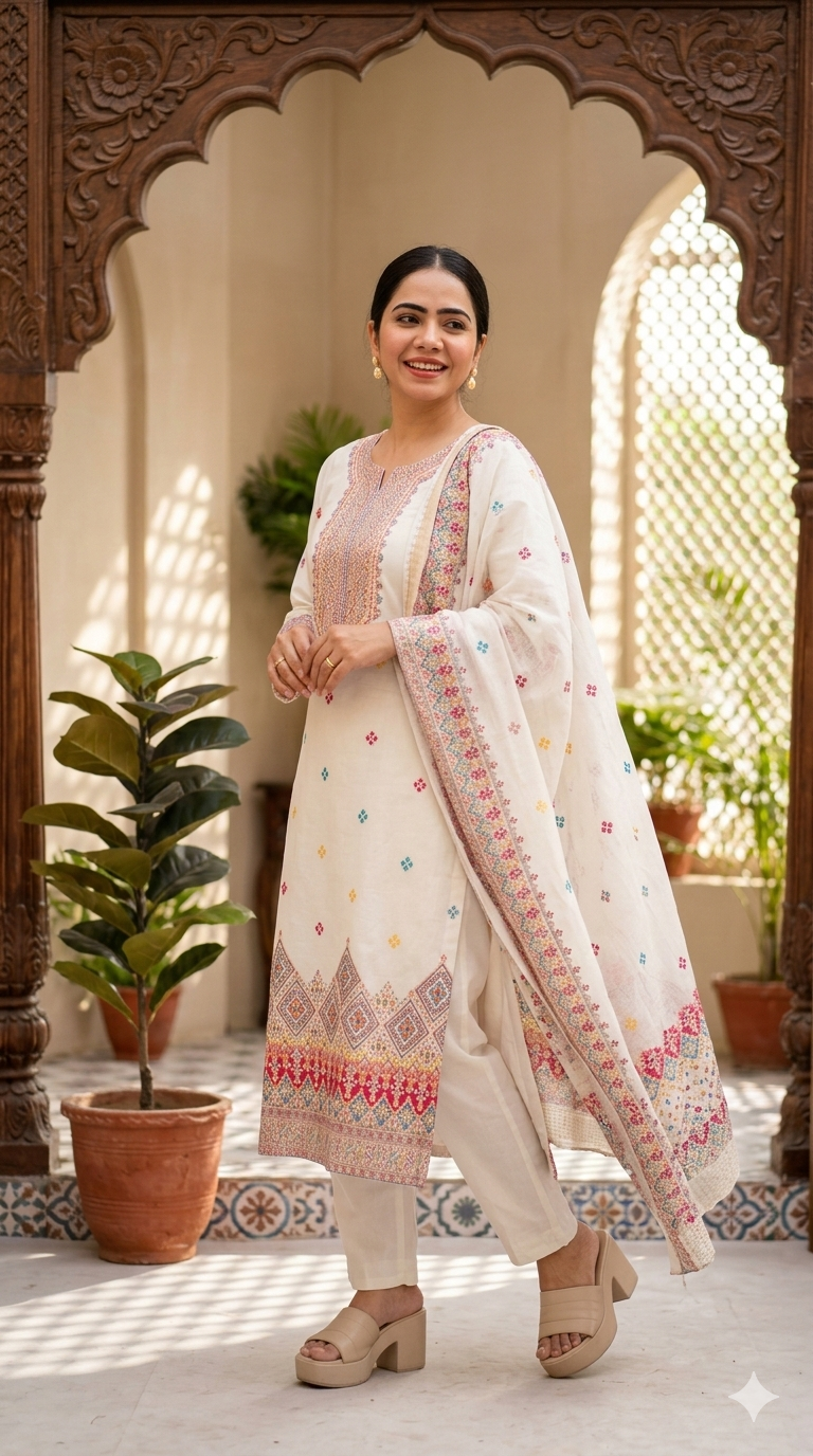 Phoolkari Suit