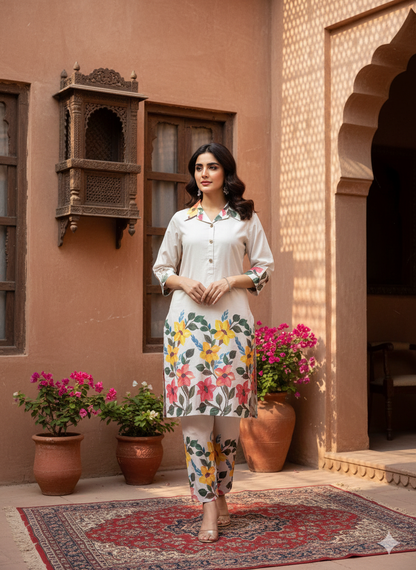 Phoolkari Co-ord Set