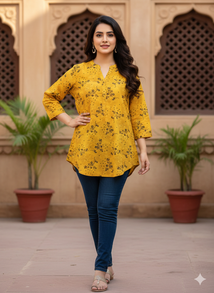 Zarqa Noor Short Kurti