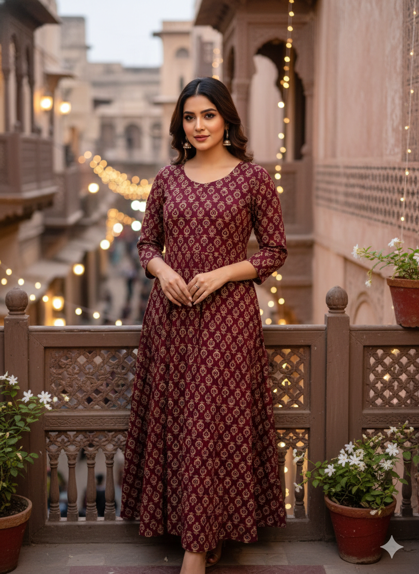 Noir Cotton Kurti