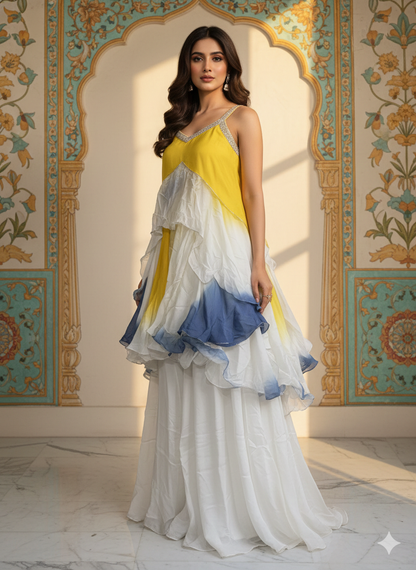 Saffron Whisper 2 piece Set