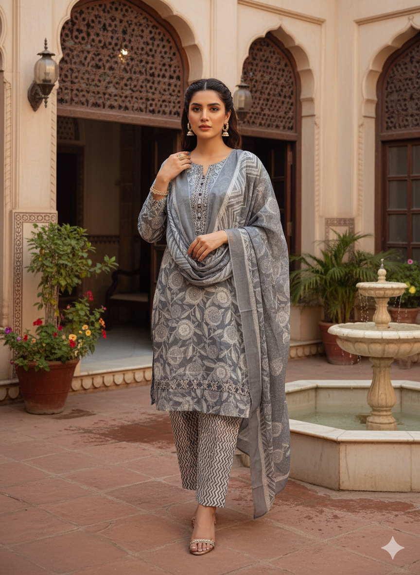 Ruhani Salwar 3-piece Set