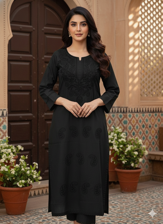 Aabroo Chikankari Kurti