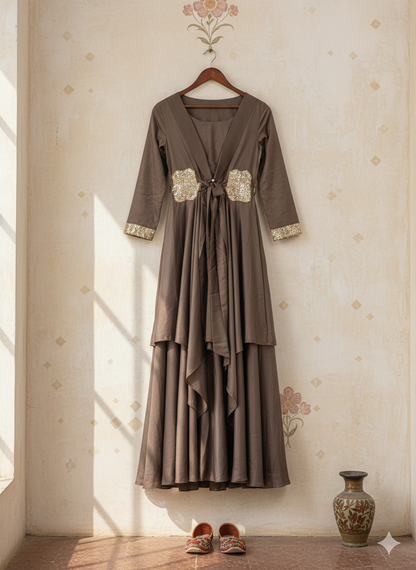 Ziya Tie-Up Dress